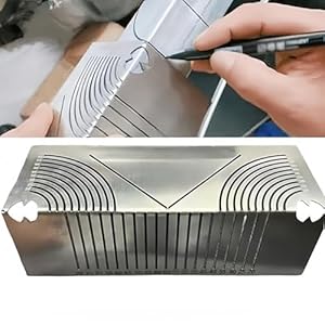 Wzenclave Angle & Arc Marking Tool Angle & Arc Marking Tool 2024 Adjustable Linear Arc Dual-Purpose Scriber, Parallel Line Drawing Tool for Metalworking, Engineering, Construction (1PC)