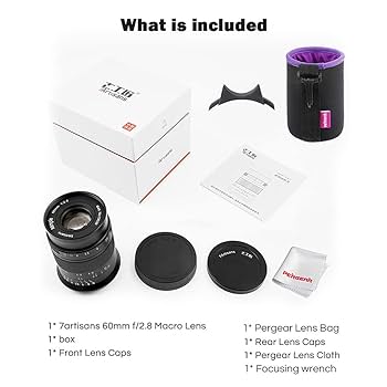 Amazon.co.jp: 7artisans 60mm F2.8 II マクロレンズ APS-C