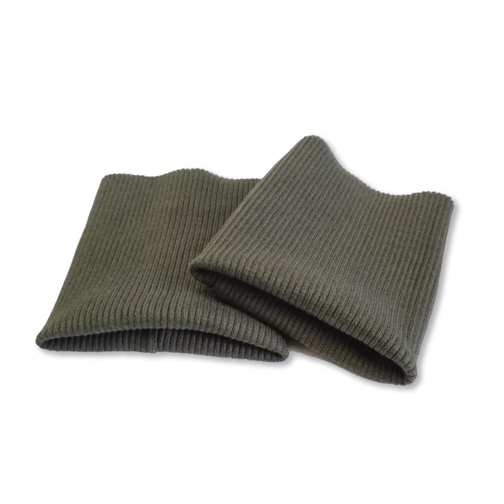 Polsini In Cotone 8x9 Cm Per Riparare Maglie E Felpe - Confezione 1 Paio Nero - Ideale Per Cucito Fai Da Te - Foto 4