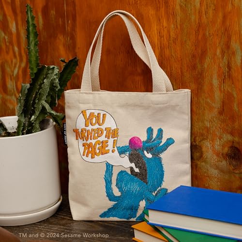 Bolso tote mini 'El monstruo al final de este libro' con bolsillo interior - Bolso oficialmente licenciado de Sesame Street para niños miniatura 6