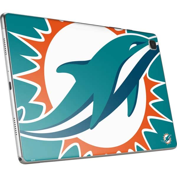 Skinit Tablet Decal Skin Compatible with Samsung Galaxy Tab A7 (2021) - Officially Licensed NFL Miami Dolphins Large Logo Design