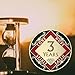 3 Year NA Medallion Three Year Recovery Chip for NA AA 12 Step Narcotics Anonymous Coin Anniversary Token Clean and Sober Gifts for Men Women Celebrating Sobriety and Addiction Recovery