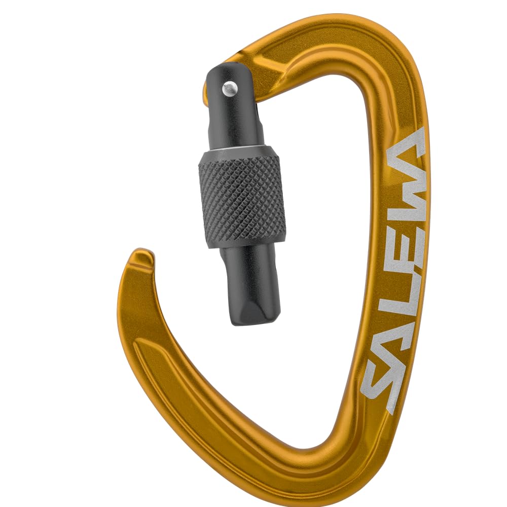 SALEWA Ortles Screw Carabiner, Orange, Uni Unisex Adulto