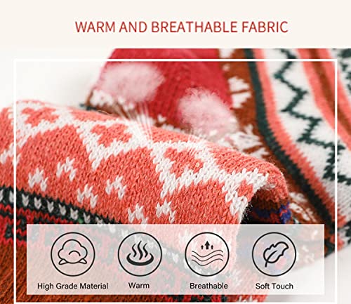 Image of Womens Wool Knit Winter Socks