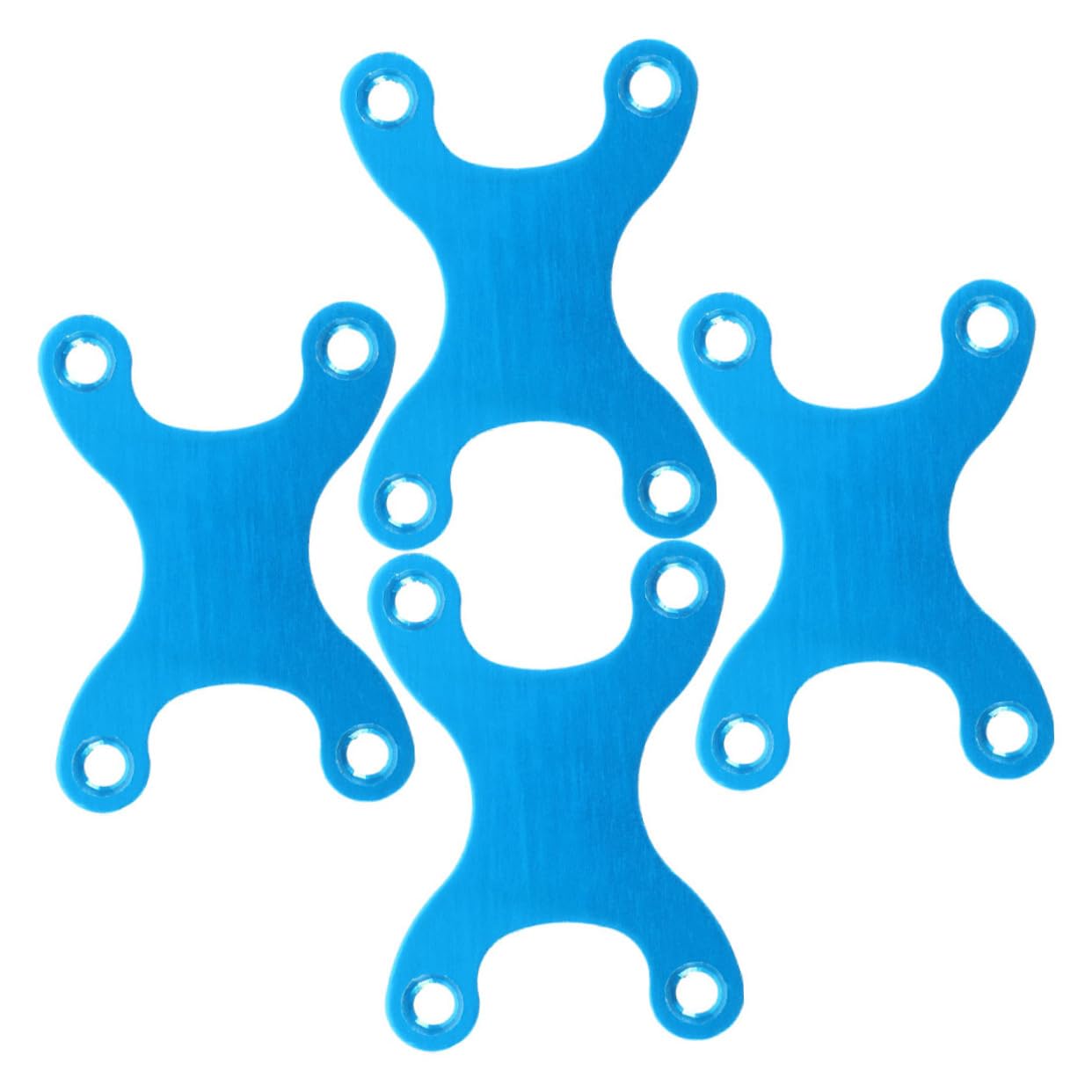 KICHOUSE Skateboard Bridge Support 4pcs Aluminum Gasket Anti-Sink for Easy Repair and Longevity