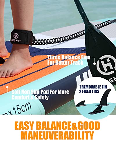 Highpi Inflatable Stand Up Paddle Boards, 10'6''X31''X6'' Sup With Accessories Backpack Anti-Slip Deck, Leash, Adjustable Paddle And Hand Pump, Waterproof Bag, Standing Boat For Youth & Adult #TOP3