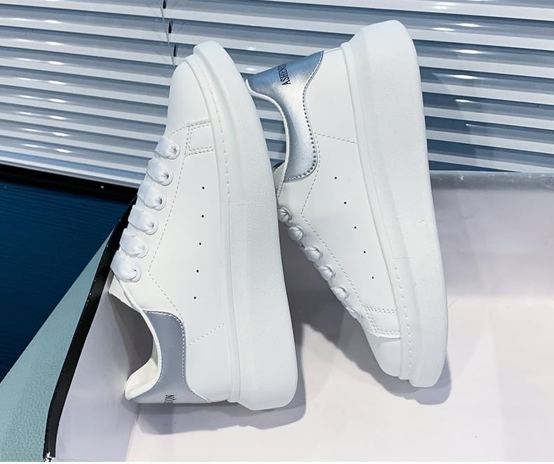 Little White Shoes Women's 2025 Popular Versatile Microfiber Breathable Thick Bottom Increased Hiking Climbing Walking Running Women's Shoes