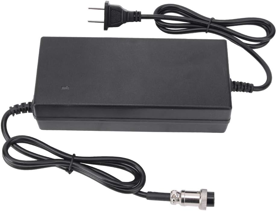 Gojiny Scooter Charger, 67.2V 3A Plastic Portable Universal Battery Charger for Electric Scooter Bicycle