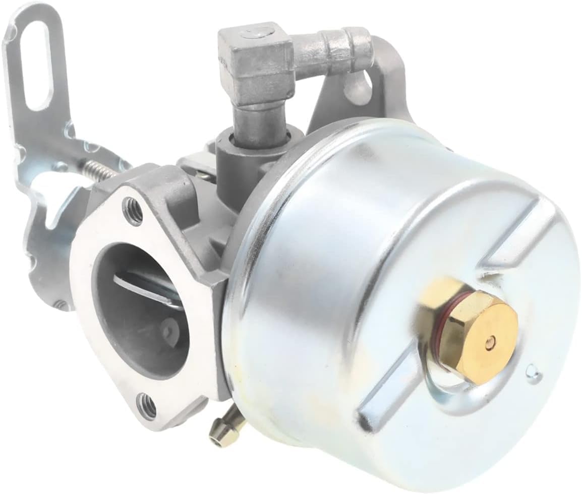 Side view of the BXParts carburetor, showing the fuel inlet and linkage connections.