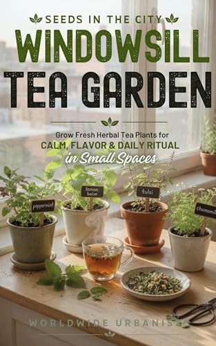 Image of SEEDS IN THE CITY: WINDOWSILL TEA GARDEN: Grow Fresh Herbal Tea Plants for Calm, Flavor, and Daily Ritual in Small Spaces