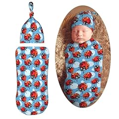 Cartoon Ladybug Polka Dots