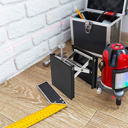 HASLED Labor Hebebühne Hubtisch Klein, 90 x 90 mm Hubtisch Labor Alu, Höhenverstellbar Laborhebebühne 25-90 mm, für Labore, Möbel, Fliesenfugen