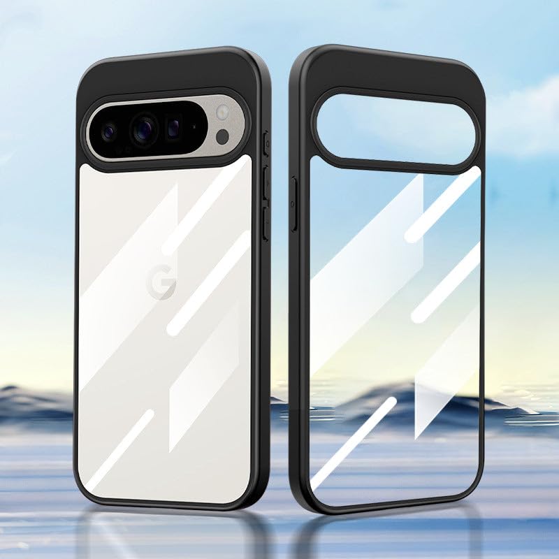 Image of MILLION CASES Glacier Case Compatible with Google Pixel 9, Google Pixel 9 Back Cover Case- PC+TPU