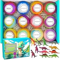Hidden Surprise Toys: Each bath bomb contains a hidden surprise toy with a variety of dinosaurs. This element of discovery stimulates curiosity and learning, creating a varied, exciting and educational bathing experience for children. Artisan quality...