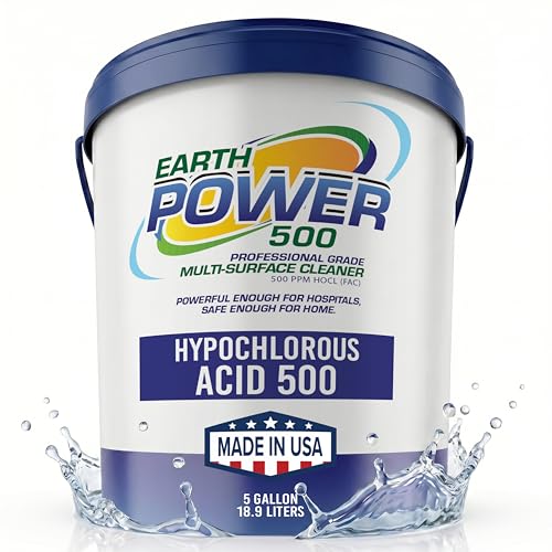 Image of Earth Power Hypochlorous Acid 500 PPM Multipurpose Cleaner - 5 Gallon