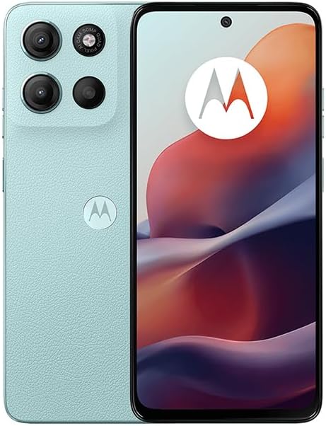 Moto G15 4G LTE (XT2521-2) 4+512GB Dual Sim | GSM Unlocked | International Model | for T-Mobile, Metro PCS, Mint, Ultra, & Tello - (Celeste)