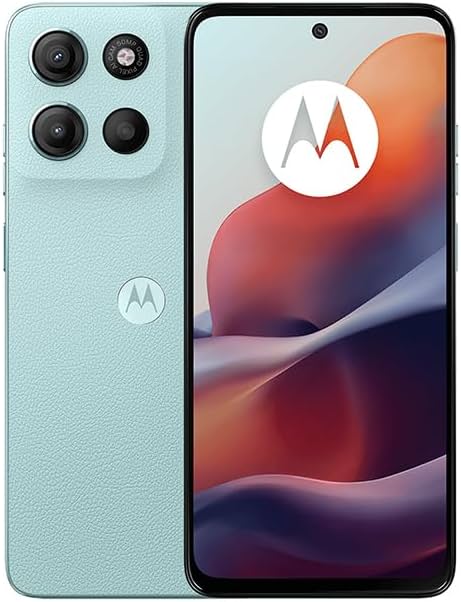 Motorola Moto G15 4G LTE (XT2521-2) 4+512GB Doble SIM | Desbloqueado GSM | Modelo Internacional | para T-Mobile, Metro PCS, Mint, Ultra y Tello - (Celeste)
