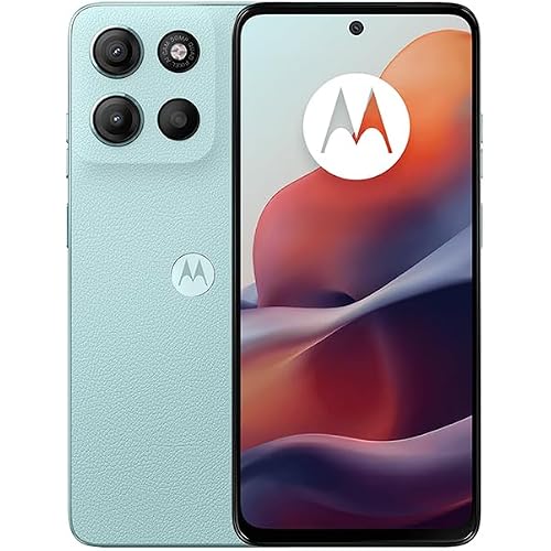 Motorola Moto G15 4G LTE (XT2521-2) 4+512GB Dual Sim | GSM Unlocked | International Model | for T-Mobile, Metro PCS, Mint, Ultra, & Tello - (Celeste)