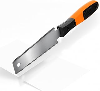 Japansäge Holzsäge, Klein Beidseitige Zugsäge, Rutschfester Griff, Japanische Handsäge Feinsäge Kohlenstoffstahlklinge, Feiner Holzschnitt für Heimwerken DIY Holzbearbeitung