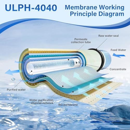 Osmose inverse 4040 traitement eau calcaire industrielle membrane RO
