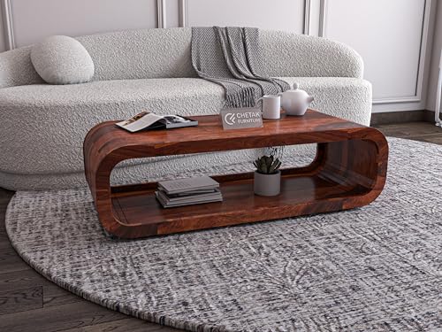 CHETAK FURNITURE Sheesham Wood Center Coffee Table for Living Room CHETAK FURNITURE Sheesham Wood Center Coffee Table for Living Room