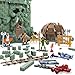 MEGA Masters of The Universe Building Set, Castle Grayskull with 3508 Pieces, 6 Poseable Micro Action Figures, 13+ Inches Tall, for Adult Collectors