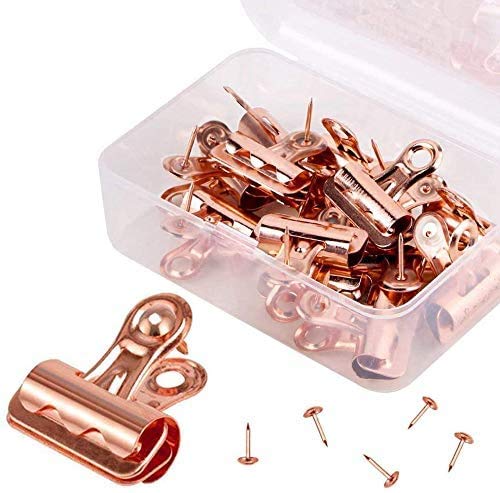 Push Pins Clips, Creative Paper Clips with Pins for Cork Boards Bulletin Boards Cubicles Walls Great Alternative 15 Pcs