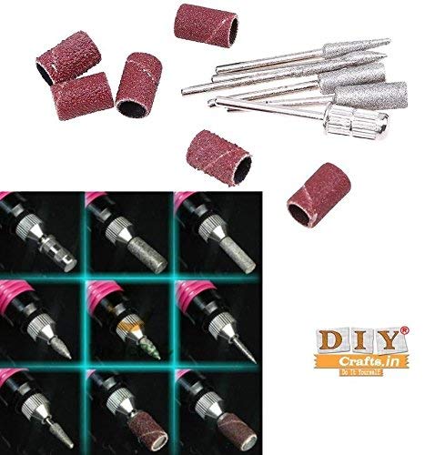 Image of DIY Crafts Pack Of 6 Pcs Set, Design No# 2, Repair 6 - Pcs Tool Drill File Bit Buffer Acrylic Manicure Electric Machine DIY To (Pack Of 6 Pcs Set, Design No# 2)