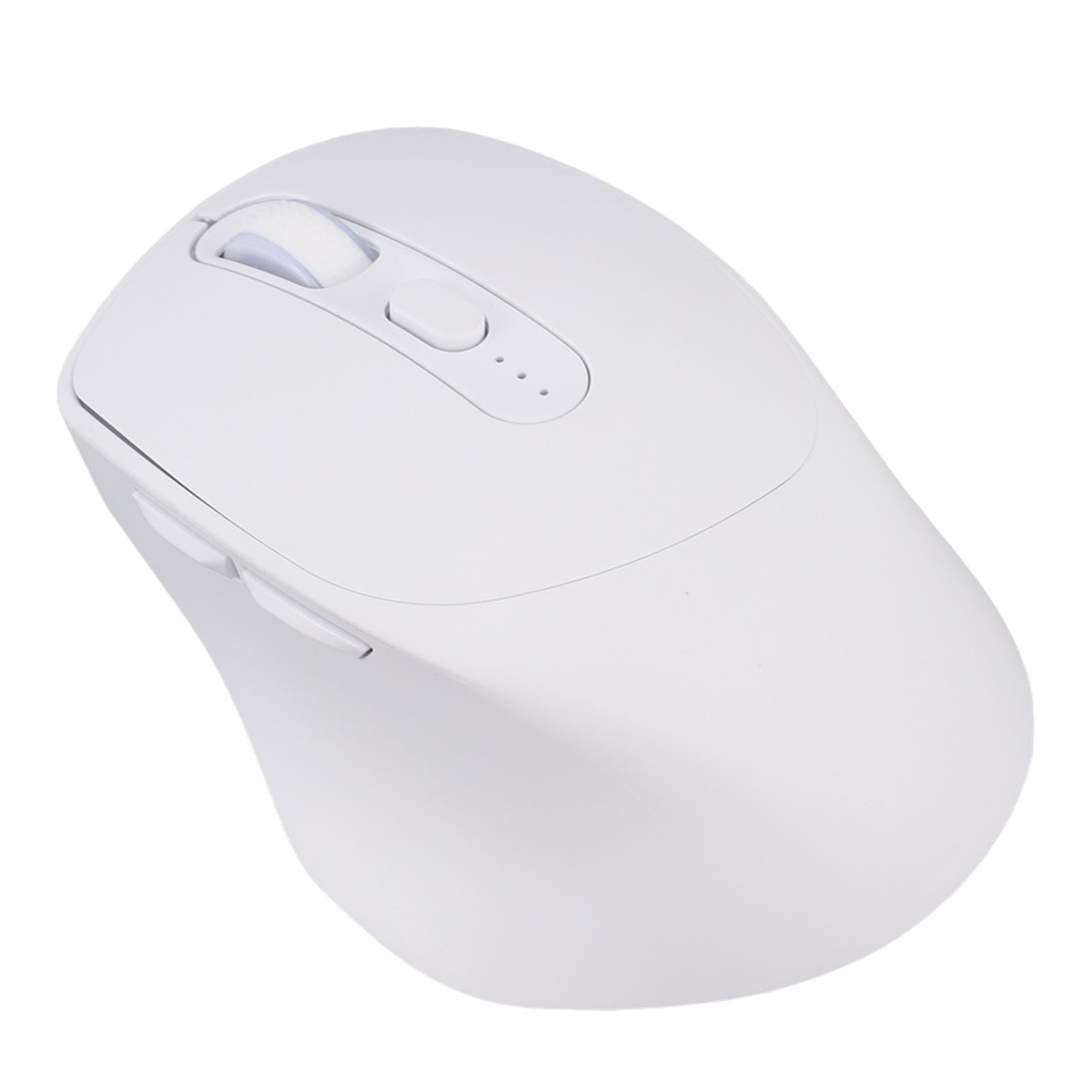 GOWENIC KI-Maus, Kabellose Bluetooth-Maus mit Sprachaufzeichnung, Übersetzung in 152 Sprachen, Integriertes Mikrofon, Echtzeit-Transkription für PC, Laptop, Tablet (White)