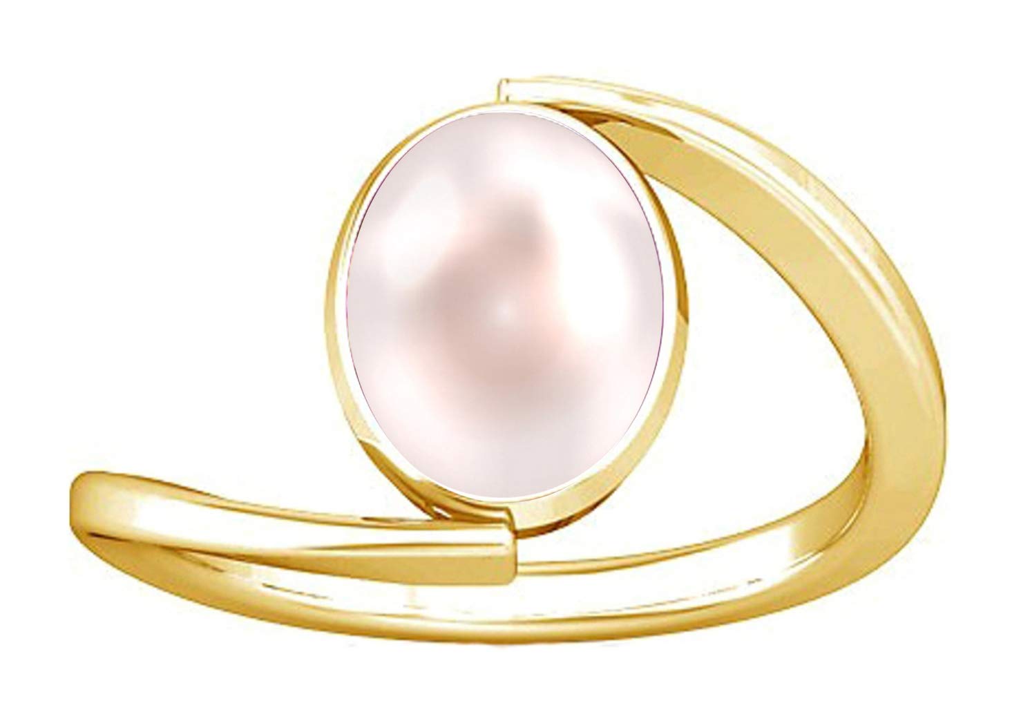 10.25-10.50 Ratti Pearl Moti Gemstone Panchdhatu Ring for Women-image-31