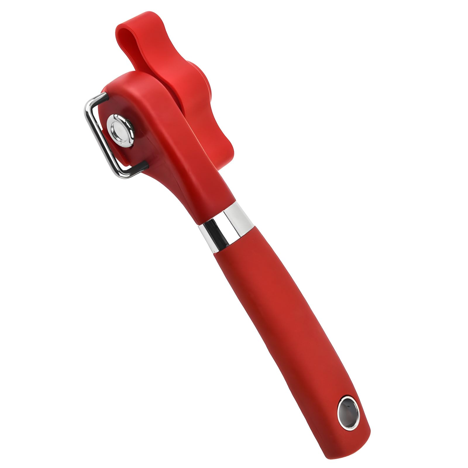 hogtnd Can Opener with Rotating Easy Grip Ideal for Seniors and Limited Mobility Multipurpose Can Opener