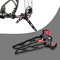Tbest Bogenständer Bogenschießen Compoundbogen Ständer Halter Rack Falten Portable Compoundbogen Clamp Ständer Halter Bein Rack Halterung Long/Short für Recurve Compound(lang)
