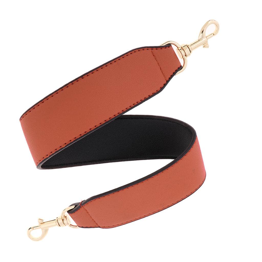 FABLOFT Wide Shoulder Bag Strap Replacement Removable Handbag Purse Tote Strap Brown 3