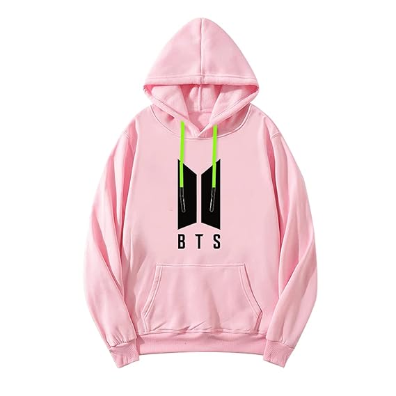 FASHION AND YOUTH Latest & Stylish Unisex BTS Bangtan Boys Design Printed Hooded Sweatshirt | Pullover for Men & Women
