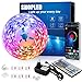 Striscia LED 5M, SHOPLED Bluetooth Music Sync SMD 5050 RGB Luci LED con Controllo Dell'Applicazione, Telecomando a 44 Tasti, Adatto per Camera da Letto, Cucina, TV, Feste, Decorazione Della Stanza