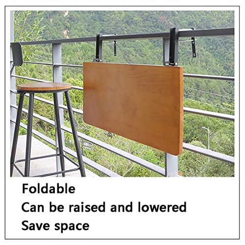 Table d'appoint pliante réglable murale rabattable et gain de place