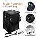 mixigoo Car Trash Garbage Can Bag - 12L Large Capacity Car Trash Can Bin with Lid and Storage Pockets Leak-Proof … (6L)