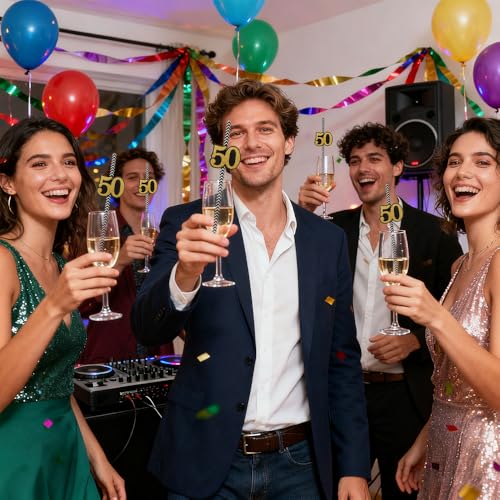 24 pitillos biodegradables de papel para fiesta miniatura 5