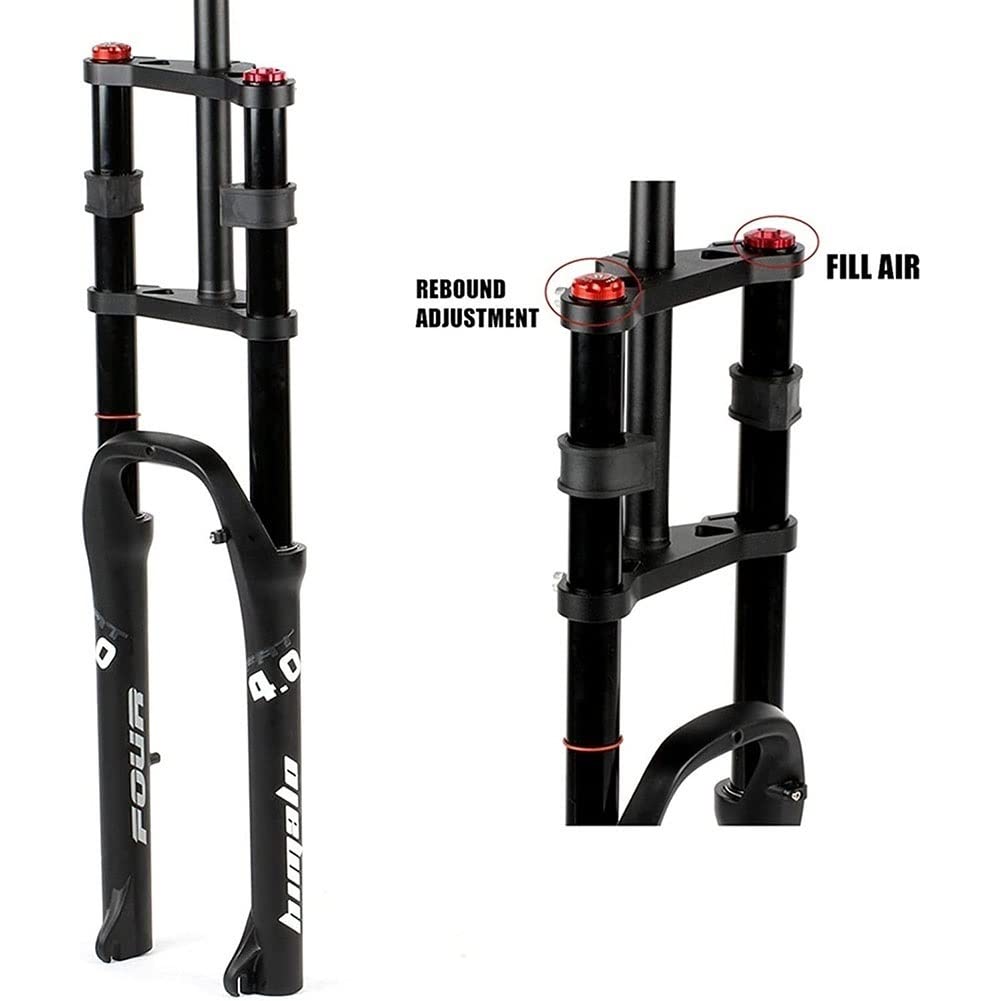 Amazon.co.jp: 26インチ MTB 自転車 エアフォーク スノーファット 1-1