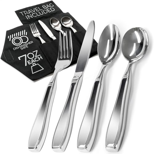 Weighted Utensils with Travel Bag