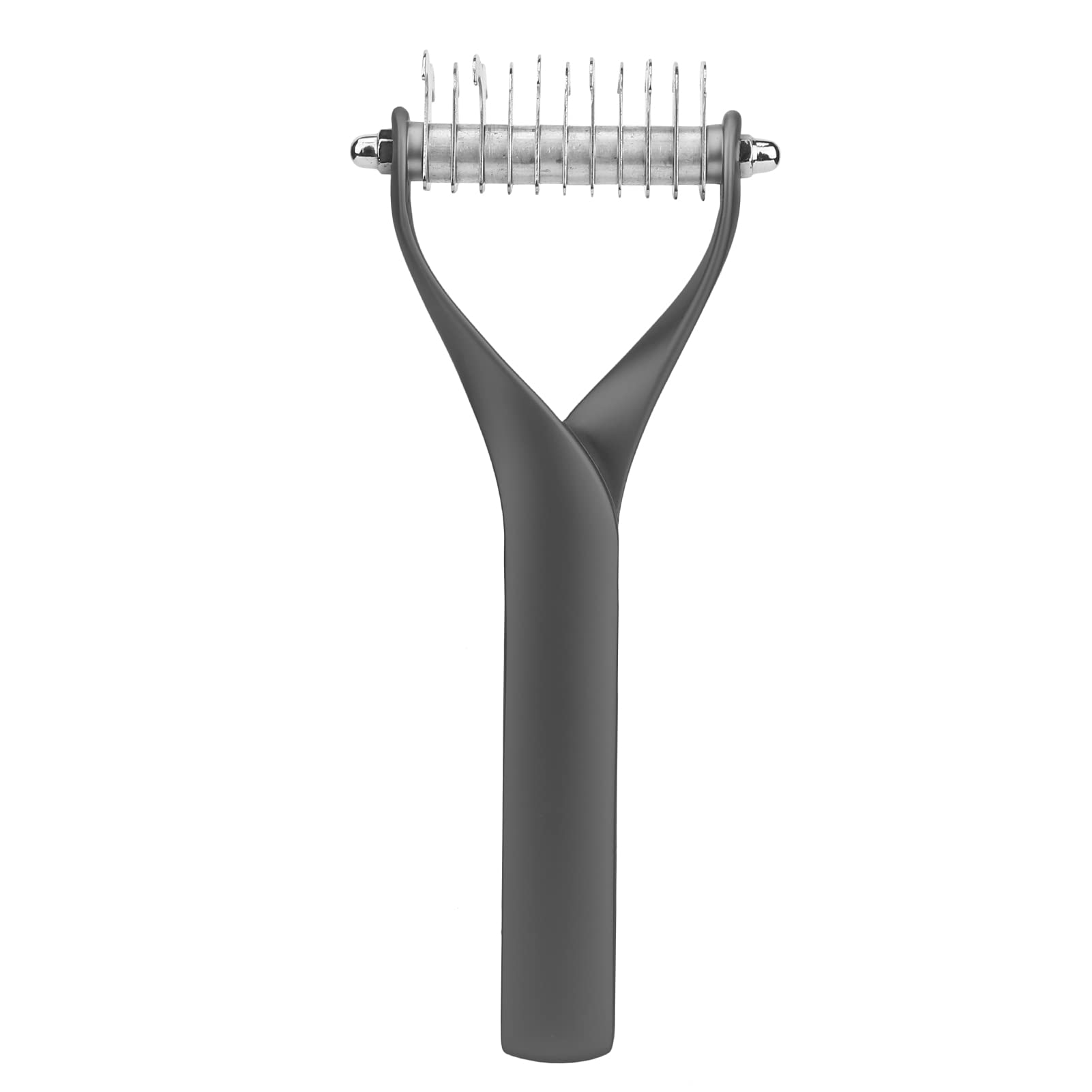 Pet Grooming Tool, Pet Grooming Supplies, 2 Sided Undercoat Rake, Dogs and Cats Shedding Comb and Dematting Tool for Mats and Removing (Small)
