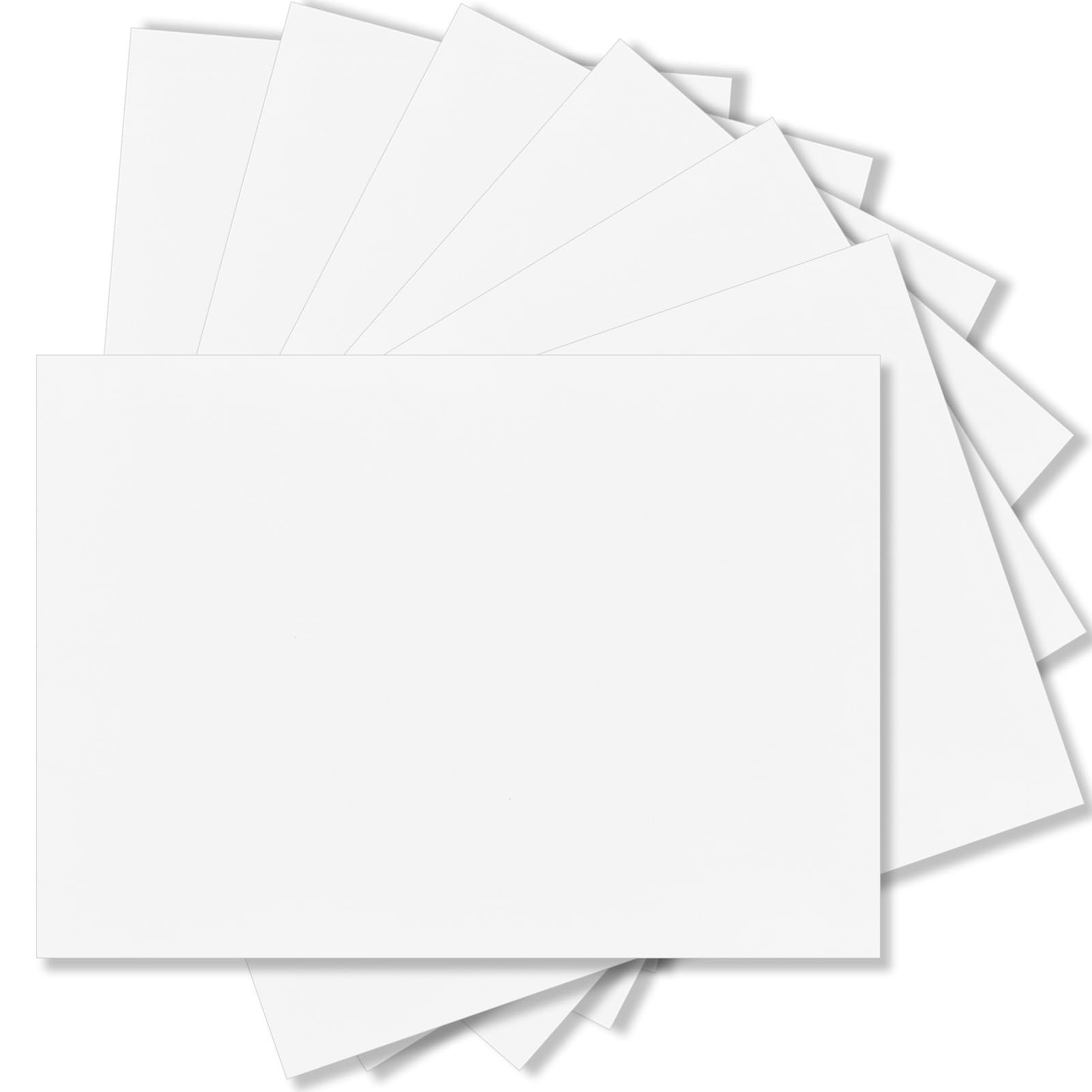 100 Pack White Cardstock Paper 5x7 Blank Cards, 250 GSM/92 lb Thick White Card Stock 5x7 for DIY Greeting Card, Invitation Card, Thank you cards,