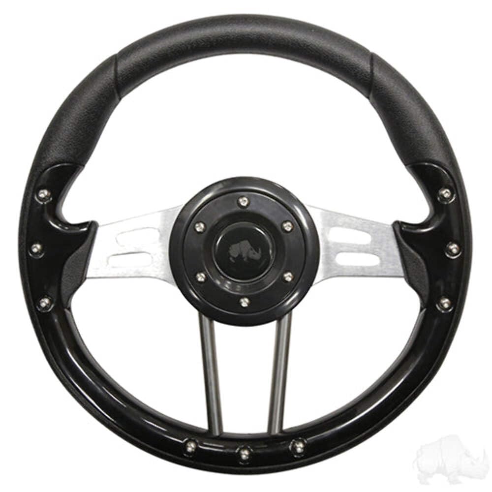 RHOX Aviator 4 Golf Cart Steering Wheel (Black)