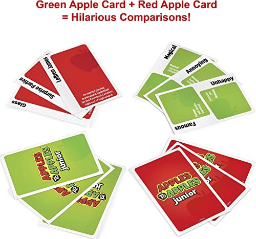 Apples to Apples Junior - Juego de cartas divertido para 9+ miniatura 5