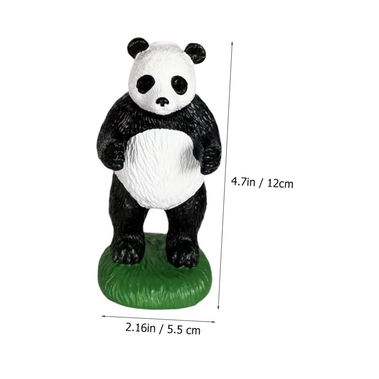 HEALLILY Adorable Panda Eyewear Support Rack Creative Resin Glasses Holder for Home Decor Unique Desktop Storage present for Panda Lovers