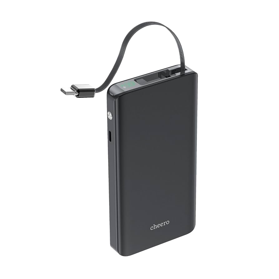 Amazon | cheero Powerbox Neo 10000mAh ケーブル一体型