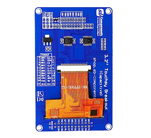 Image of Touchsy 3.2inch LCD Display Breakout Board, 3.2 inch SPI Interface 240x320 Resolution Touch Screen Display PCB Board (Capacitive Touch)