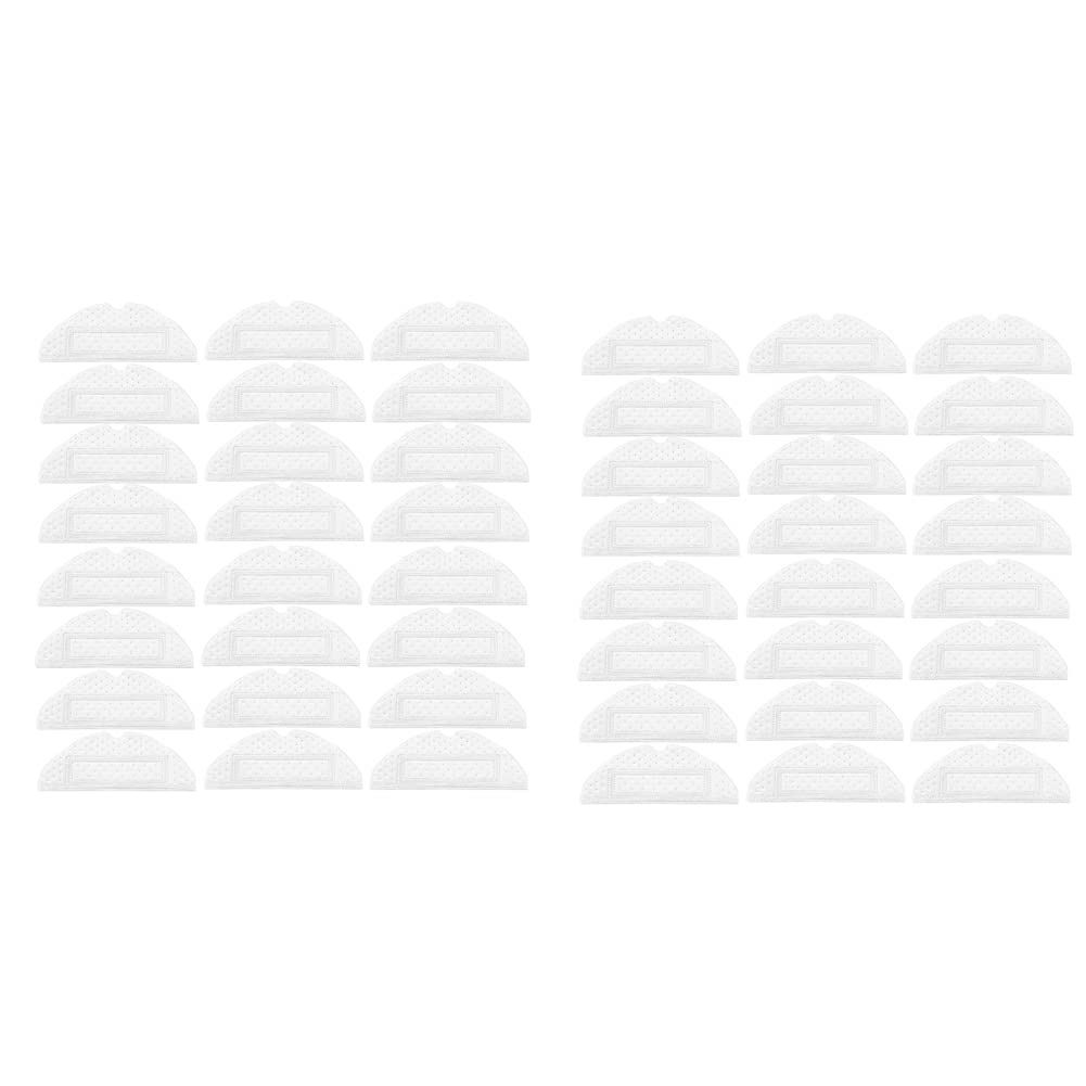 Hndhbfgrt 48Pcs Disposable Mop Cloth Replacement for S7 T7S Plus Robotic Vacuum Cleaner Pad Rags Spare Parts Kits