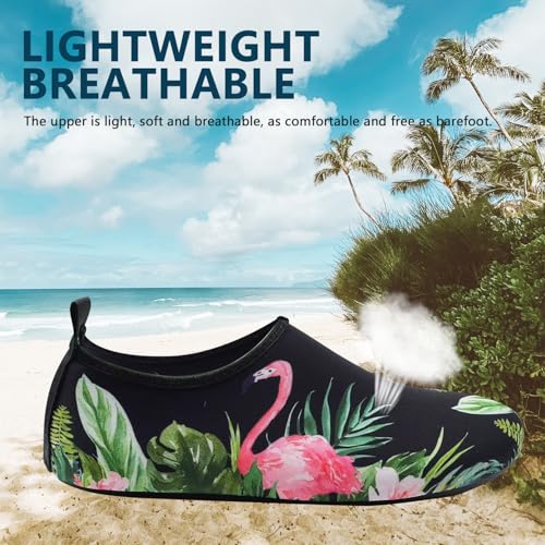 Image of Water Shoes for Women Men Swim Barefoot Quick-Dry Adult Aqua Socks Non Slip Yoga Shoes Pool Camping Beach Accessories