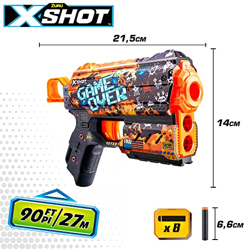 COLORBABY X-Shot Toy Gun with 8 Foam Darts for Kids, Guns for Kids, Aiming Toys Shotgun, Gifts for Kids (46921) - Image 4